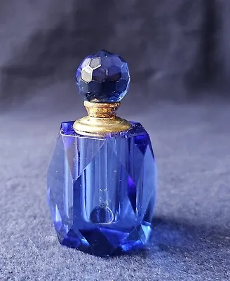 Vintage Perfume Bottle Lead Glass • $22.50
