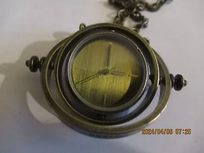 Vintage Harry Potter Hermione's Time Turner Watch Necklace Untested  • $12.50