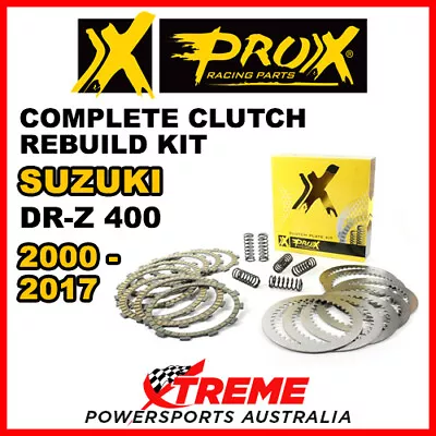 ProX For Suzuki DR-Z400 DR-Z 400 2000-2017 Complete Clutch Rebuild Kit 16.CPS340 • $255.95