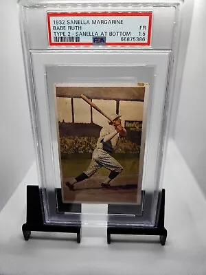 1932 Sanella Margarine BABE RUTH Type 2 PSA Yankees HOF Rare Low Pop 🔥🔥 • $999