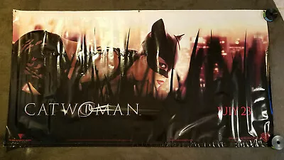 Catwoman Halle Berry Movie Theater Promo Vinyl Banner (7.5' X 4') • $69.99