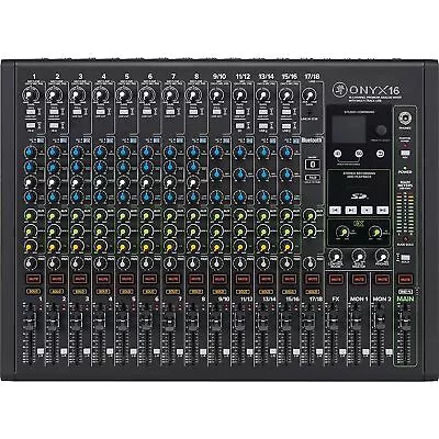 Mackie ONYX16 16-Channels Multi-Track USB Premium Analog Mixer • $500