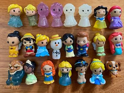 Ooshies Princess Bulk Lot Glitter Elsa Anna Toys Disney Princesses Beast 018 • $35