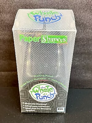 EK Success Paper Shapers CIRCLE Punch Paper Punch Whale Tail 1 & 3/8th Rare • $20