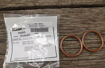 Vesrah VE1012 Exhaust Gaskets For Honda Motorcycle 18291-ME9-000  18291-283-000 • $9.45