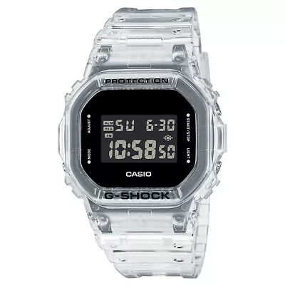 G-Shock Semi-Transparent Skeleton Special Edition Watch DW-5600SKE-7 RRP $269 • $157.41