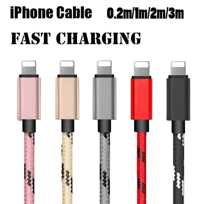 $6.77 • Buy Strong USB Fast Charging Charger Cable For IPhone 14 13 12 11 Pro 7 8 X XR Cord