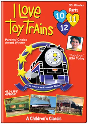 I Love Toy Trains Parts 10 11 & 12 DVD Kids Children • $15.07
