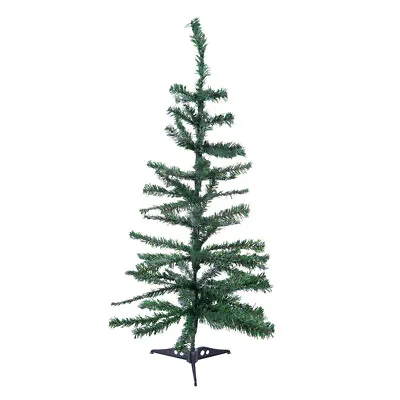 2 3 4ft Artificial PVC Christmas Xmas Tree Green/White Unlit With Stand Holiday • $22.32