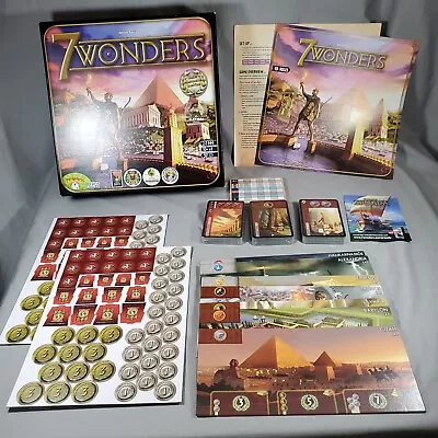 7 Wonders Strategy Boar Game By Antoine Bauza Repos Production Open Box Complete • $24.99