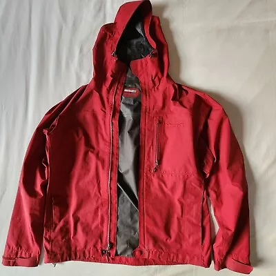 Marmot Minimalist Goretex Jacket Hooded Shell Rain Jacket Red Small • $180