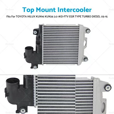 $155.95 • Buy Intercooler Suitable For Toyota Hilux KUN16 KUN26 3.0L 1KD-FTV TD EGR TYPE 05-15
