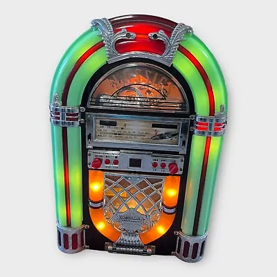 Antique Jukebox Nostalgia Vintage Classics Lights. Radio Cd Player. TESTED WORK • $29