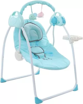 Soothing Portable Swing Comfort Electric Baby Rocking Chair Music • £50