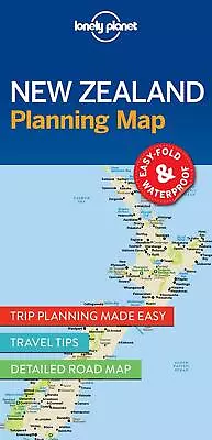 Lonely Planet New Zealand Planning Map By Lonely Planet (English) Sticker Book B • $21.63