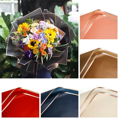 £6.99 • Buy 20Pcs Waterproof Flower Gift Wrapping Paper Florist Bouquet Packaging Wedding UK