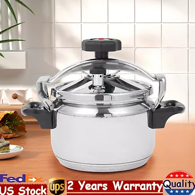 3L 3.17 Quart Mini Pressure Cookers Pressure Canners 50Kpa 304 Stainless Steel • $62