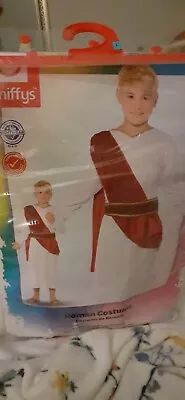 Roman Toga Costume-Kids Age 10-12 Dressing Up Large • £5