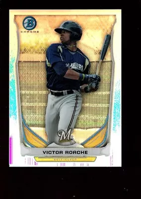 Victor Roache Mint Rookie Refractor Mini Rc 2014 Bowman Chrome Milwaukee Brewers • $1.99