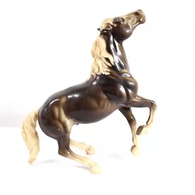 Vintage Breyer Glossy Charcoal Semi Rearing Mustang Stallion Diablo • $99.99