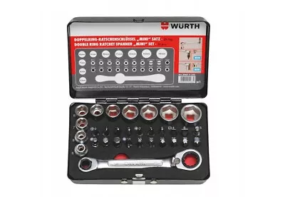 WURTH 1/4 Inch Socket Wrench + Bit Set 31 Pcs • $154.98