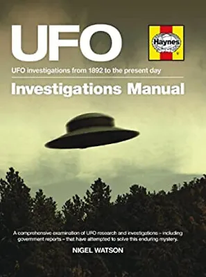 UFO Investigator's Manual : UFO Investigations From 1892 To The P • $15.47