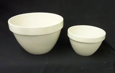 Lot Of  2  Vintage Tg Green Pudding Basin Pottery Bowls Church Gresely England • $29.99