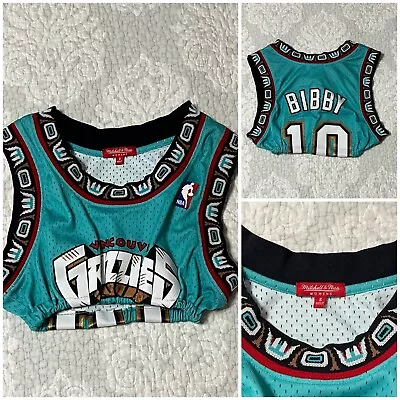 NEW Mike Bibby #10 Vancouver Grizzlies Crop NBA Basketball Jersey Size Small • $25