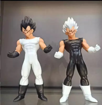 Dragon Ball Z White Hair Vegeta Figurine Super Saiyan 9.4'' PVC Model Statue Toy • $16.99