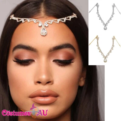 £9.16 • Buy 20s Bridal Headpiece Wedding Head Jewelry Chain Hair Jewelry Boho Accessories