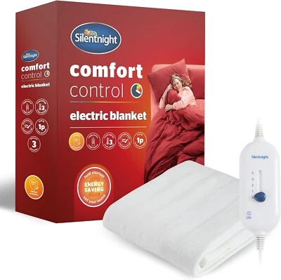 Silentnight Electric Heated Under Blanket Fast Heat Up Comfort Control. Single  • £19.40