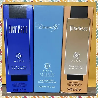 Lots Of 3 Avon Classic Perfumes Collections Eau De Perfumes Spray 1.7 Oz Gift • $59.99