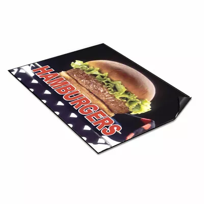 Car Magnet Set Of 2 Hamburgers Food And Drink Car Advertising Industrial Sign • $31.99