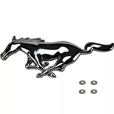 OEM NEW 05-09 Ford Mustang GT Front Grille Emblem Chrome Pony With Retainer Nuts • $67.83
