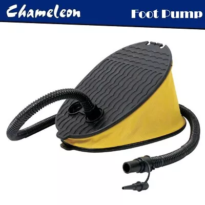 Foot Pump 3 Litre Outdoor Foot Pump Adapter For Air Cushion Paddling Pool ETC • £8.65