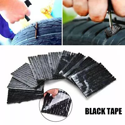 50Pcs Car Bike Tyre Tubeless Seal Strip Plug Tire Puncture Repair Recovery KitDC • $3.79