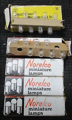 Lot Of 47 Norelco And Westinghouse #44 Miniature Light Bulbs - NOS • $29.95