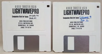 LightWavePro Magazine Companion Disks ©1994 July - Amiga Video Toaster Flyer • $17.98