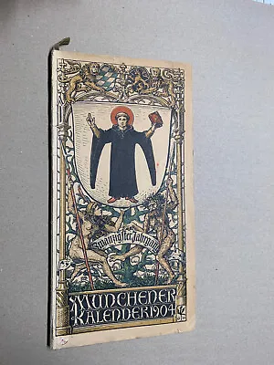 Coat Of Arms Munich Calendar 1904 (2) • $16.01