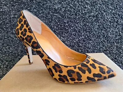 J.Crew Collection Leopard Calf Hair Pumps Heels Size 7  • $49