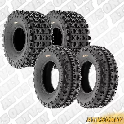 22x7-10 22x11-9 YFZ450 ALL QUAD FRONT REAR TYRE ROAD TIRE YAMAHA A027 • £342.99