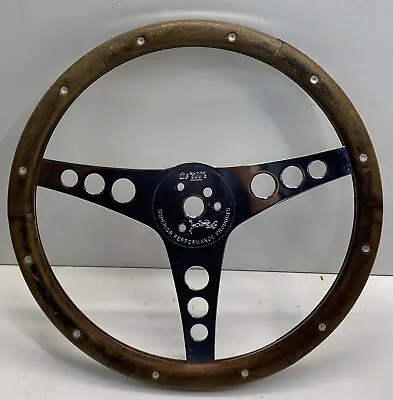 Vintage Flat Wooden Superior 500 Steering Wheel. 13.5” • $195
