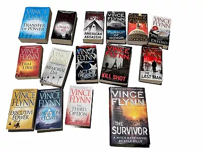 Set Of 15 Mitch Rapp Novels By Vince Flynn • $3