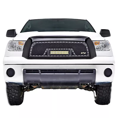 EAG Rivet Stainless Steel Mesh Grille W/LED Light Fits 07-09 Toyota Tacoma • $189.99