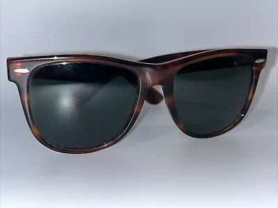 Vintage Ray-Ban Wayfarer 2 B&L  Tortious Sunglasses Bausch Lomb Large 54mm BL II • $99.99