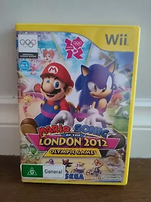 Mario And Sonic At The London 2012 Olympic Games Nintendo Wii Complete FREE POST • $34.95