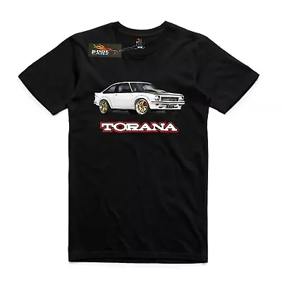 Men's Holden Torana Hatch SS A9X White Muscle Cars AS Colour T-shirt. • $35.90