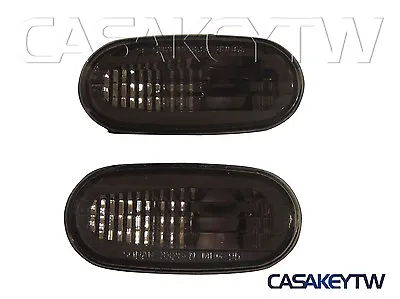 SMOKE SIDE MARKER LIGHTS For 1992-2000 MITSUBISHI JDM LANCER Mirage FAST SHIP • $25