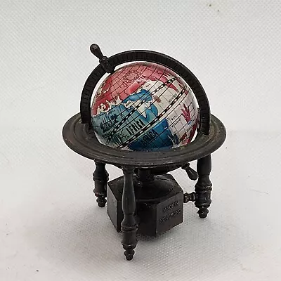 Vtg DIE-CAST Miniature WORLD GLOBE Pencil SHARPENER Minature • $9.95