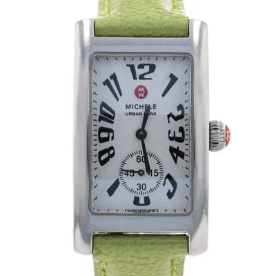 Michele Urban Park Ladies Watch MW02S00A0001 Stainless Quartz Green 1 Yr Wnty • $299.99